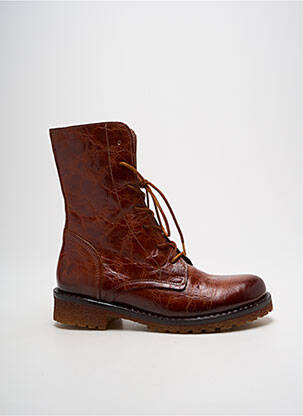 Bottines/boots talon bas talon plat jusqu'à 3cm marron FELMINI femme