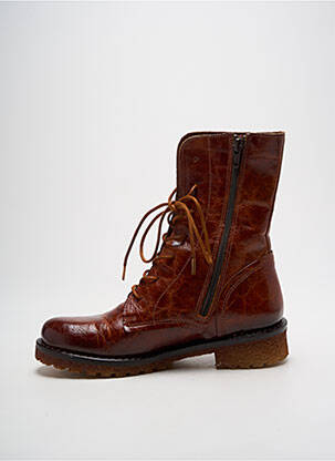 Bottines/boots talon bas talon plat jusqu'à 3cm marron FELMINI femme