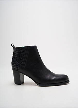 Bottines/boots matière lisse talon de 4 à 6cm noir MAM'ZELLE femme