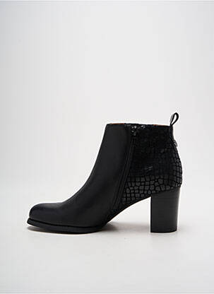 Bottines/boots matière lisse talon de 4 à 6cm noir MAM'ZELLE femme