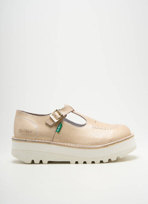 Derbies beige KICKERS femme