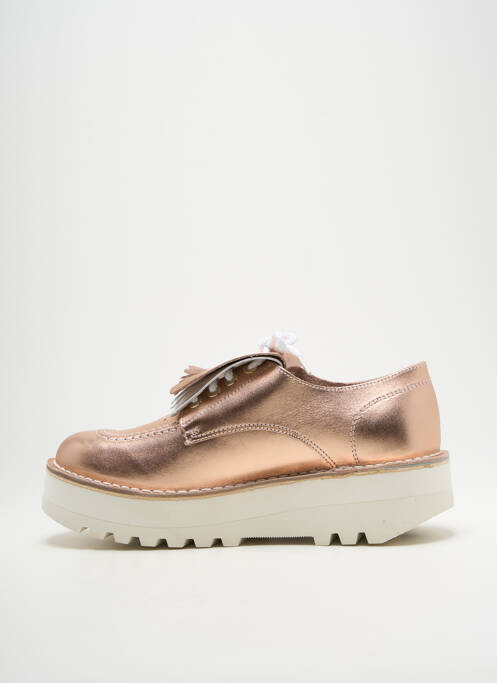 Derbies rose KICKERS femme