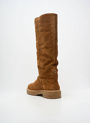 Bottes nubuck talon de 4 à 6cm marron JIMMY CHOO femme