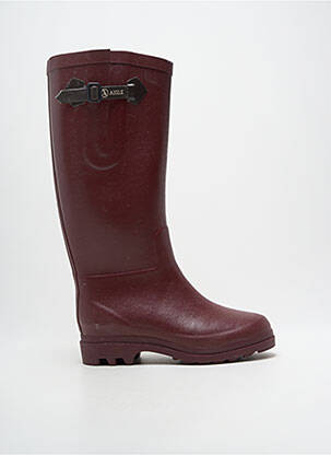 Bottes fourrée talon plat jusqu'à 3cm violet AIGLE femme