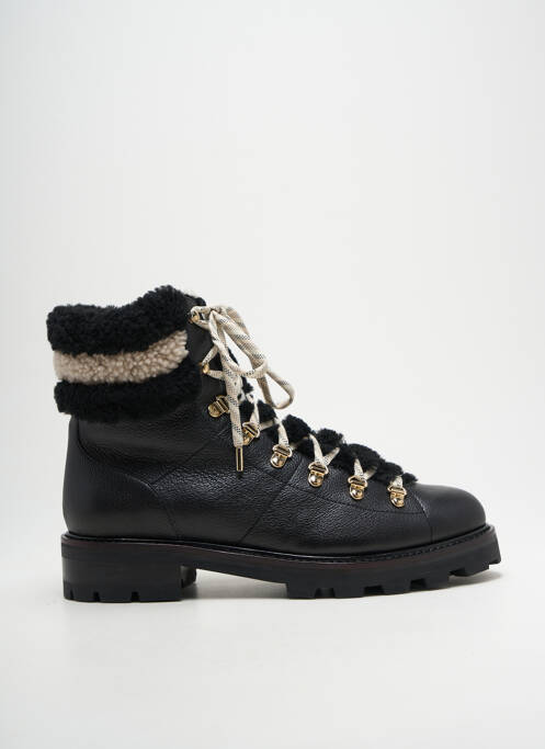 Bottines/boots fourrée talon de 4 à 6cm noir JIMMY CHOO femme