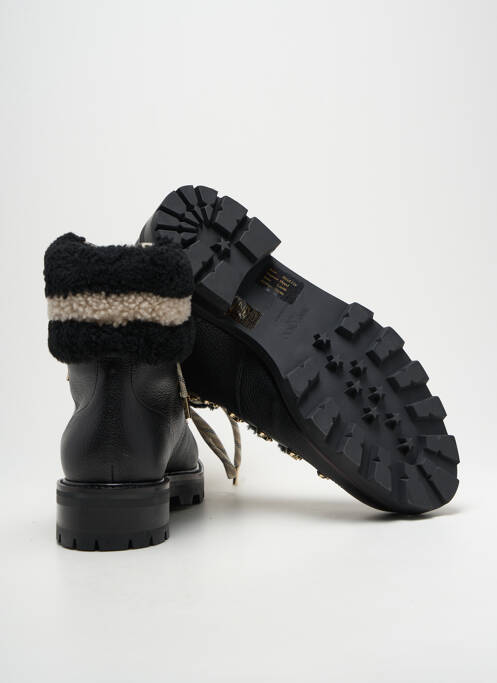 Bottines/boots fourrée talon de 4 à 6cm noir JIMMY CHOO femme