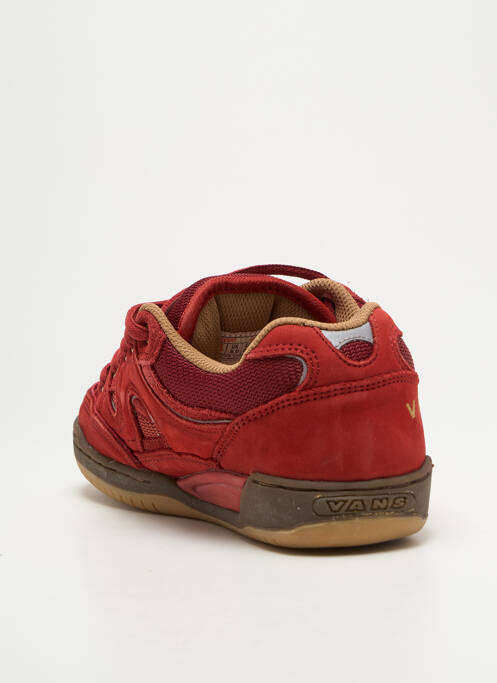 Baskets bout rond bout rond rouge VANS unisexe