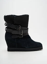 Bottines/boots fourrée talon de 7 à 9cm noir ASH femme