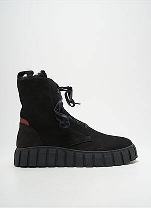 Bottines/boots fourrée talon de 4 à 6cm noir BUFFALO femme