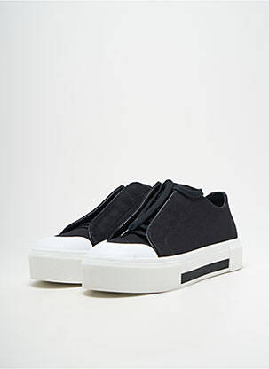 Baskets bout rond talon plat jusqu'à 3cm noir ALEXANDER MCQUEEN femme