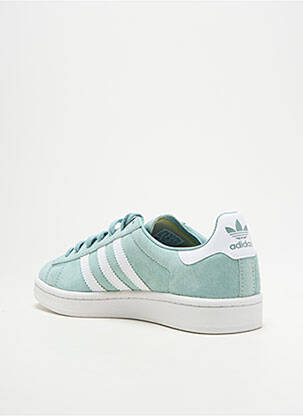 Baskets nubuck bout rond vert ADIDAS homme