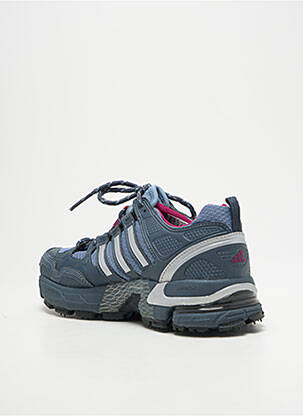 Baskets tissage satiné talon plat jusqu'à 3cm gris ADIDAS femme