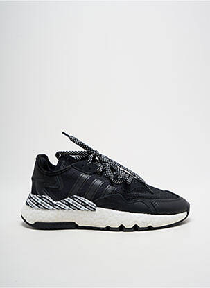 Baskets bout rond bout rond noir ADIDAS enfant