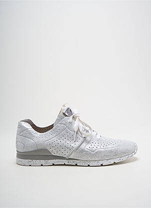 Baskets tissage satiné talon plat jusqu'à 3cm argent UGG femme