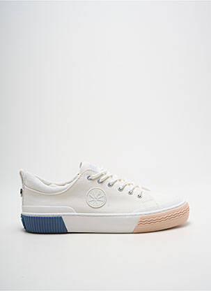 Baskets fermeture lacets talon plat jusqu'à 3cm blanc PALLADIUM femme