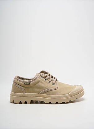 Baskets bout rond bout rond beige PALLADIUM unisexe