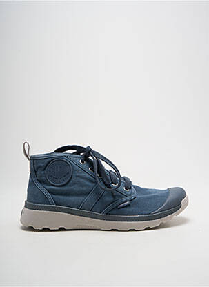 Baskets bout rond bout rond bleu PALLADIUM homme