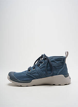 Baskets bout rond bout rond bleu PALLADIUM homme