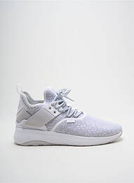 Baskets bout rond talon de 4 à 6cm gris PALLADIUM femme