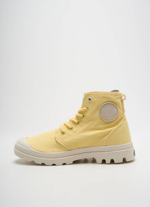 Baskets jaune PALLADIUM pour unisexe