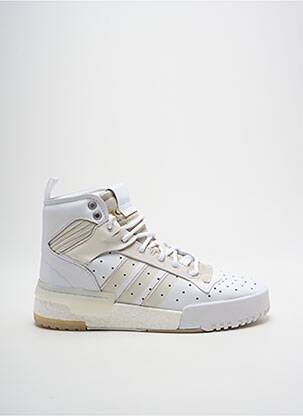 Baskets bout rond talon plat jusqu'à 3cm blanc ADIDAS femme