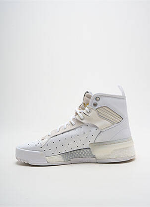 Baskets bout rond talon plat jusqu'à 3cm blanc ADIDAS femme