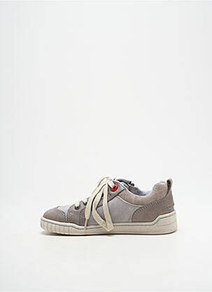 Baskets bout rond bout rond gris KICKERS garçon