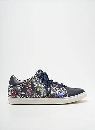 Baskets matière lisse bout rond bleu BELLAMY fille