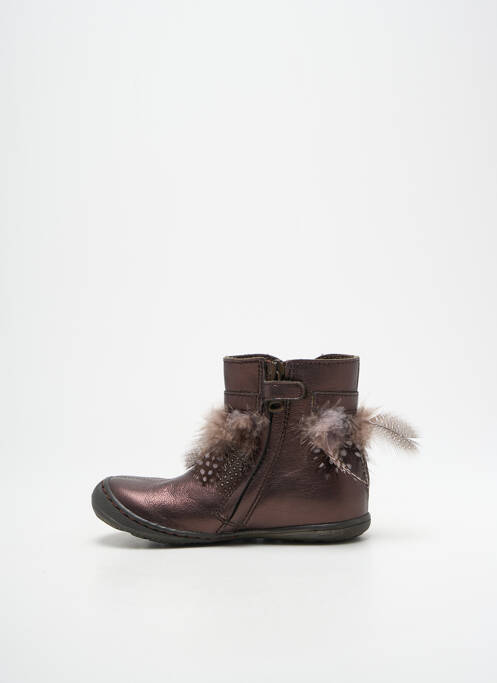 Bottines/Boots marron LITTLE MARY pour fille