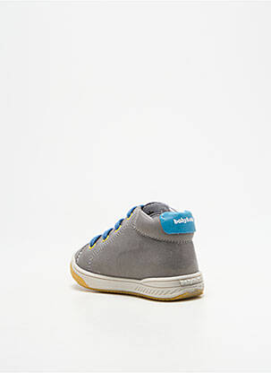 Bottillons fermeture lacets bout rond gris BABYBOTTE garçon