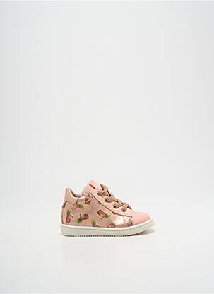 Bottillons semelle amovible bout rond rose STONES AND BONES fille