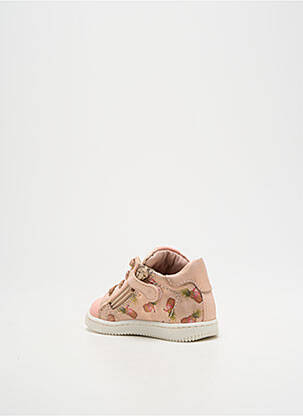 Bottillons semelle amovible bout rond rose STONES AND BONES fille