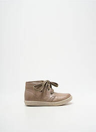Bottines/boots voute plantaire bout rond beige FALCOTTO garcon
