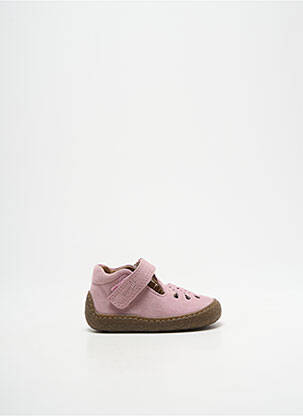 Bottillons nubuck bout rond rose SUPERFIT fille