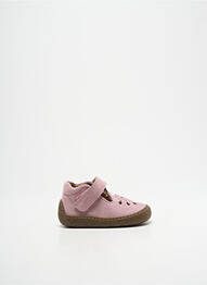 Bottillons nubuck bout rond rose SUPERFIT fille