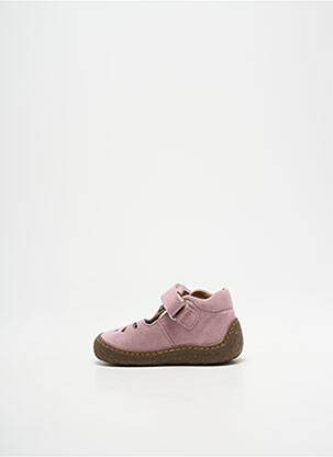 Bottillons nubuck bout rond rose SUPERFIT fille