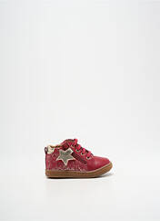 Bottillons rouge BABYBOTTE pour fille seconde vue