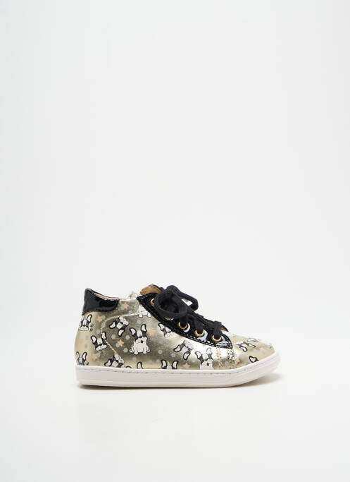 Bottillons or SHOO POM pour fille