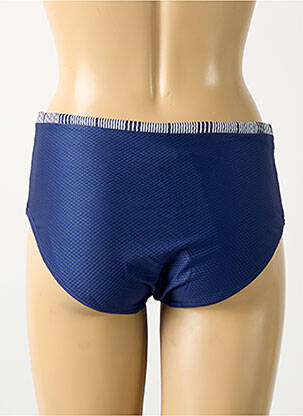 Bas de maillot de bain effet matière satinée culotte bleu TRIUMPH femme