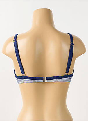Haut de maillot de bain stretch haut soutien-gorge balconnet bleu TRIUMPH femme