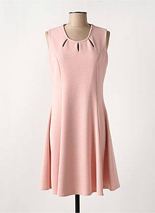 Robe courte sans manche sans manche rose LE SINGE DE JULIE femme