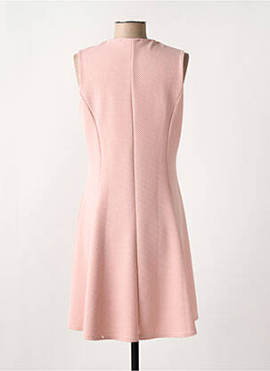 Robe courte sans manche sans manche rose LE SINGE DE JULIE femme