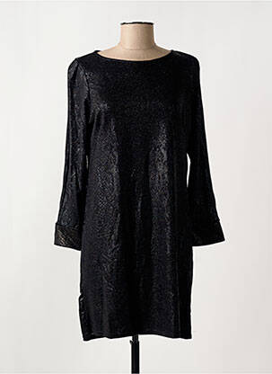 Robe courte manches longues manches longues noir LE SINGE DE JULIE femme