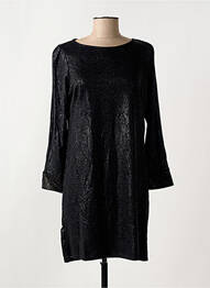 Robe courte manches longues manches longues noir LE SINGE DE JULIE femme