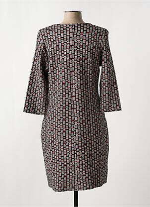 Robe mi-longue manches 3/4 manches 3/4 noir LE SINGE DE JULIE femme