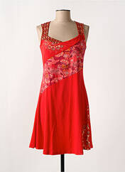 Robe courte rouge COLINE pour femme seconde vue