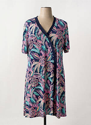 Robe mi-longue bleu A PARIS pour femme