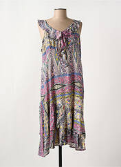 Robe mi-longue gris COLINE pour femme seconde vue