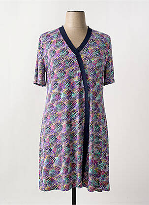 Robe mi-longue violet A PARIS pour femme