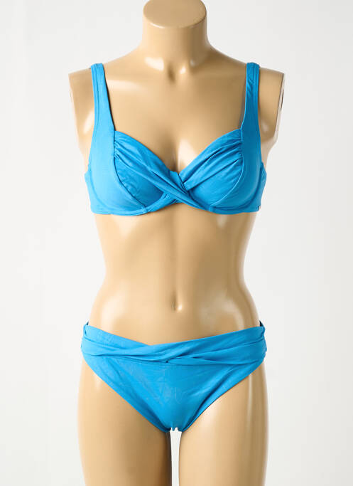 Maillot de bain 2 pièces bleu TRIUMPH pour femme